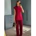 ALISA DEEP BURGUNDY SUIT